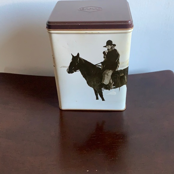 Special Blend MJB Coffee Cowboy Storage Tin
